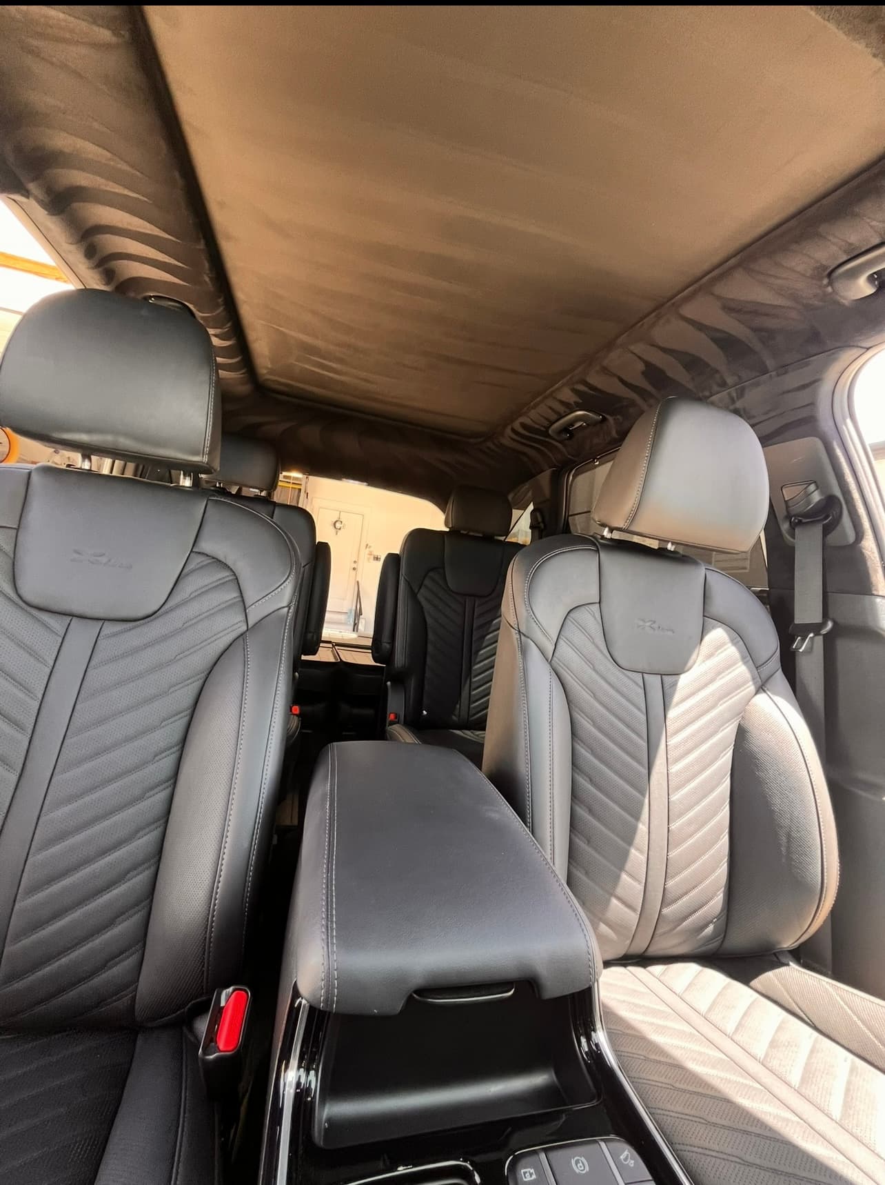 Premium leather seats conditioning and protection